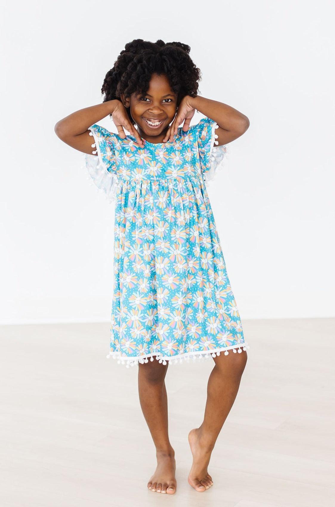 SALE Daisy Dreamland Pom Pom Dress-Mila & Rose ®