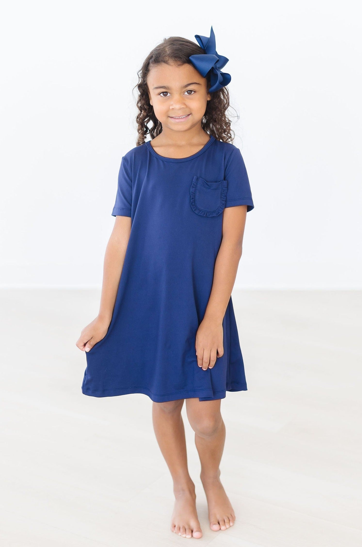 Navy T-Shirt Dress-Mila & Rose ®