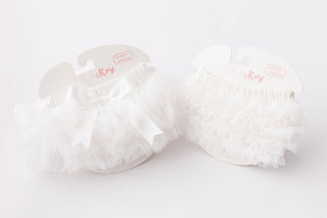 Off White Ruffle Bum Bloomer-Mila & Rose ®