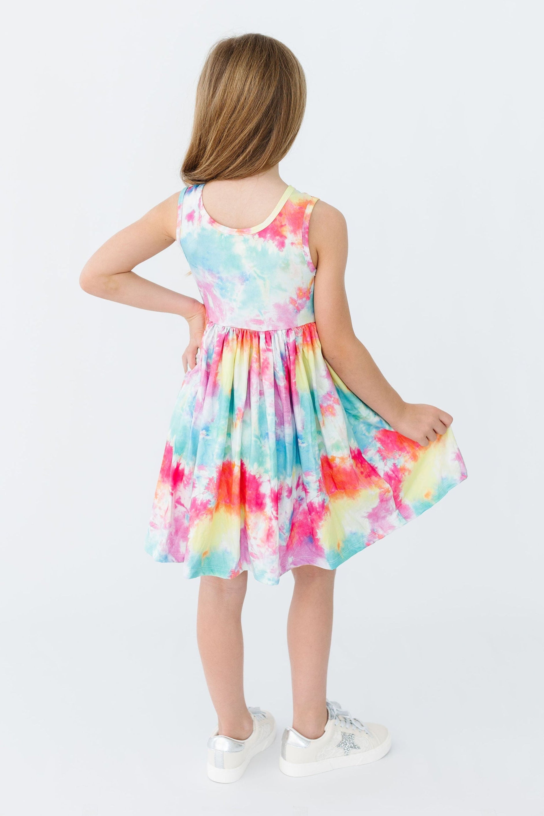 (S) Far Out Tank Twirl Dress-Mila & Rose ®