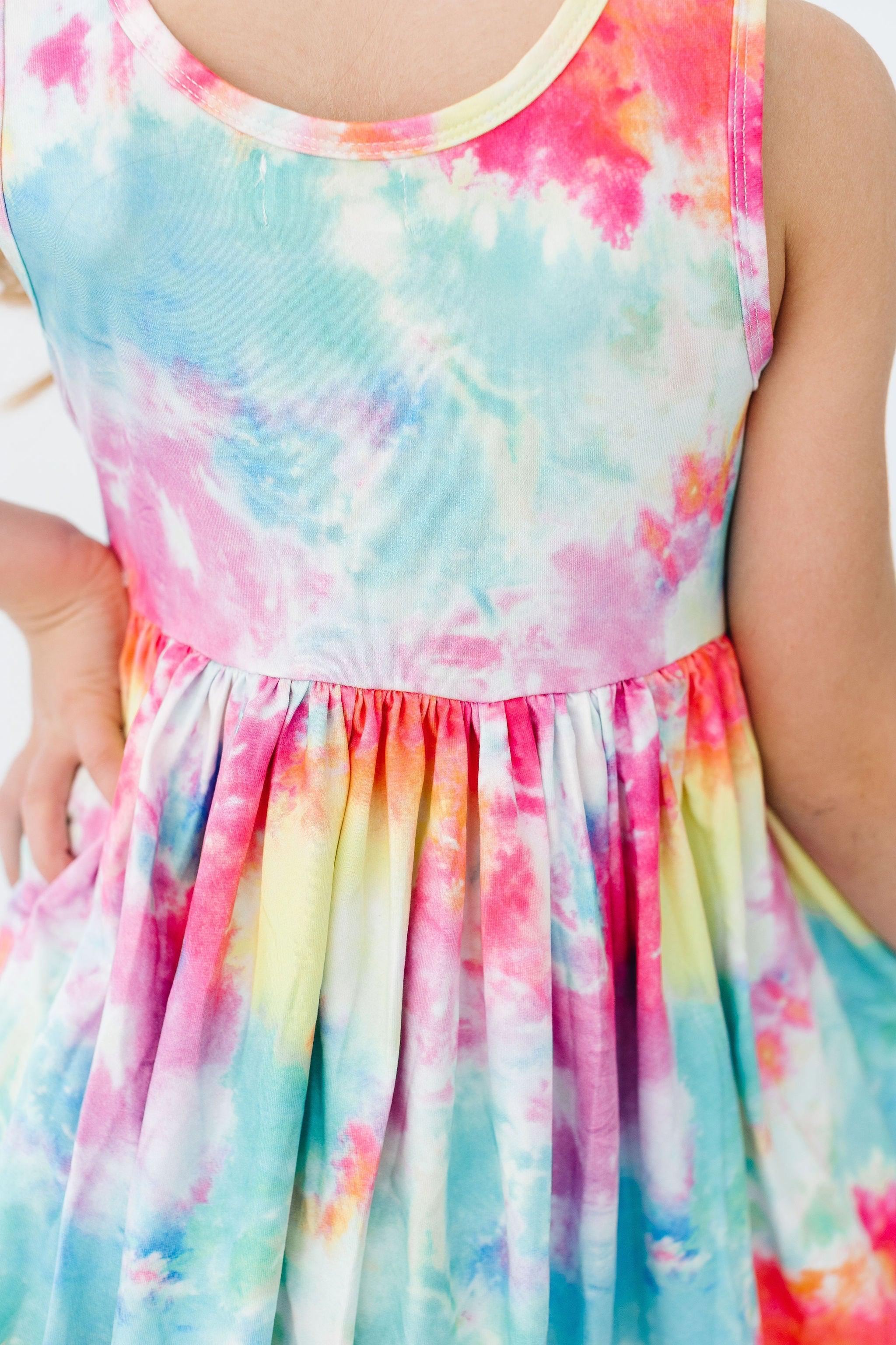 (S) Far Out Tank Twirl Dress-Mila & Rose ®