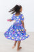 Floral Frenzy S/S Pocket Twirl Dress-Mila & Rose ®