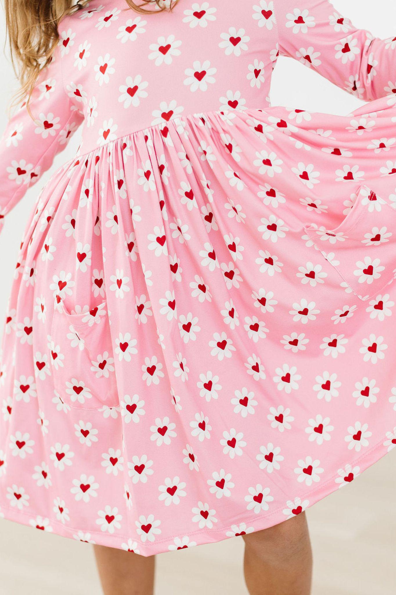 Daisy Delight Pocket Twirl Dress-Mila & Rose ®