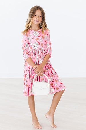 Christmas Cookies Pocket Twirl Dress-Mila & Rose ®