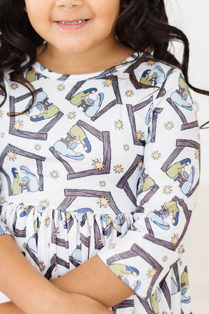 Nativity Pocket Twirl Dress-Mila & Rose ®