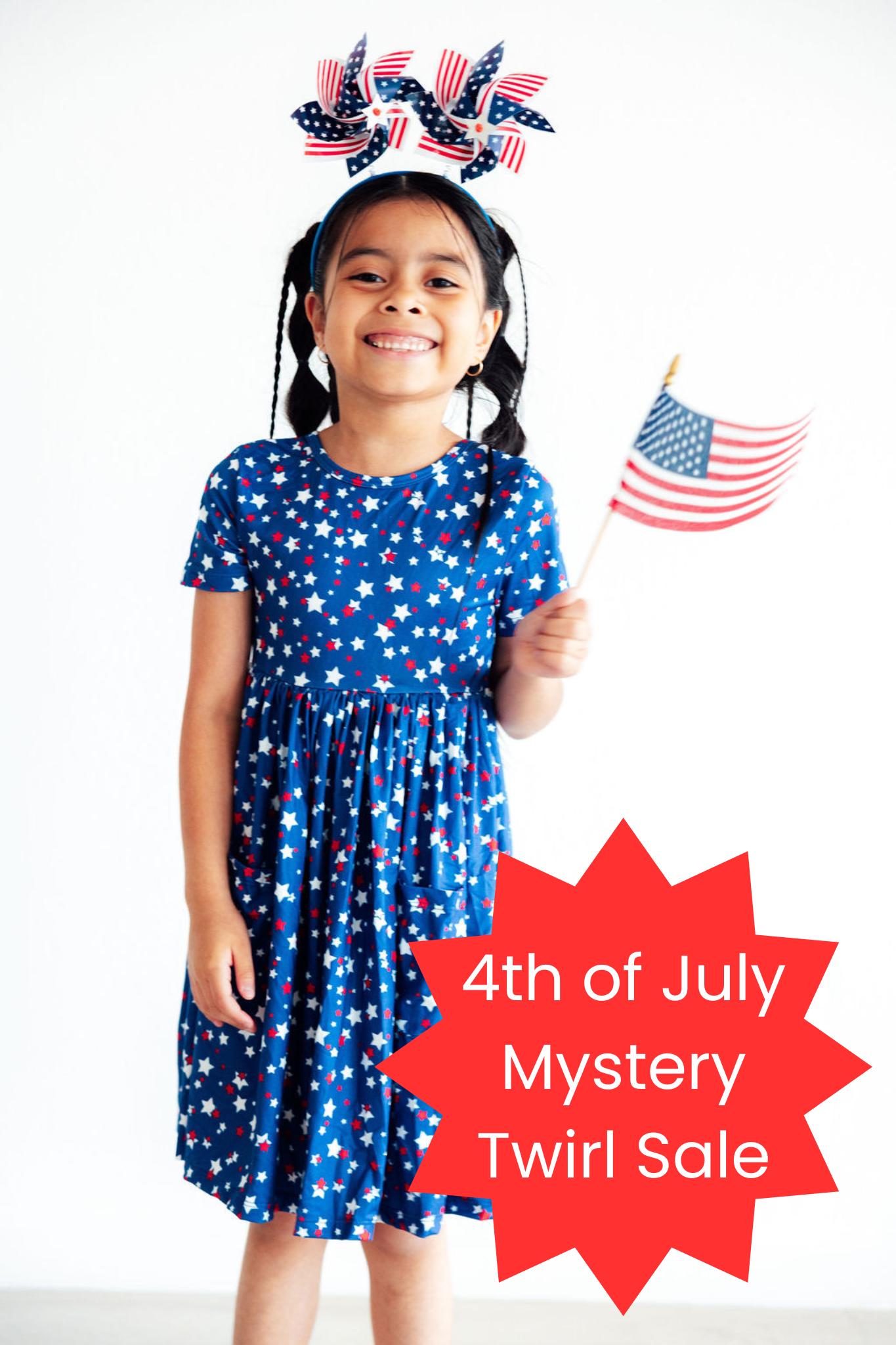 Girls' 4Th Of July Mystery Dress Size: 3T Toddler By Mila & Rose Girls' 4Th Of July Mystery Dress Size: 3T Toddler By Mila & Rose