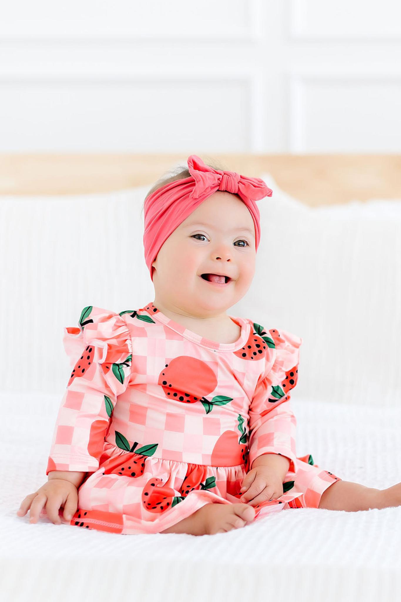 Coral Cable Knit Nylon Headwrap-Mila & Rose ®