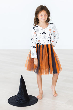 Boo-tiful Halloween L/S Tutu Dress-Mila & Rose ®