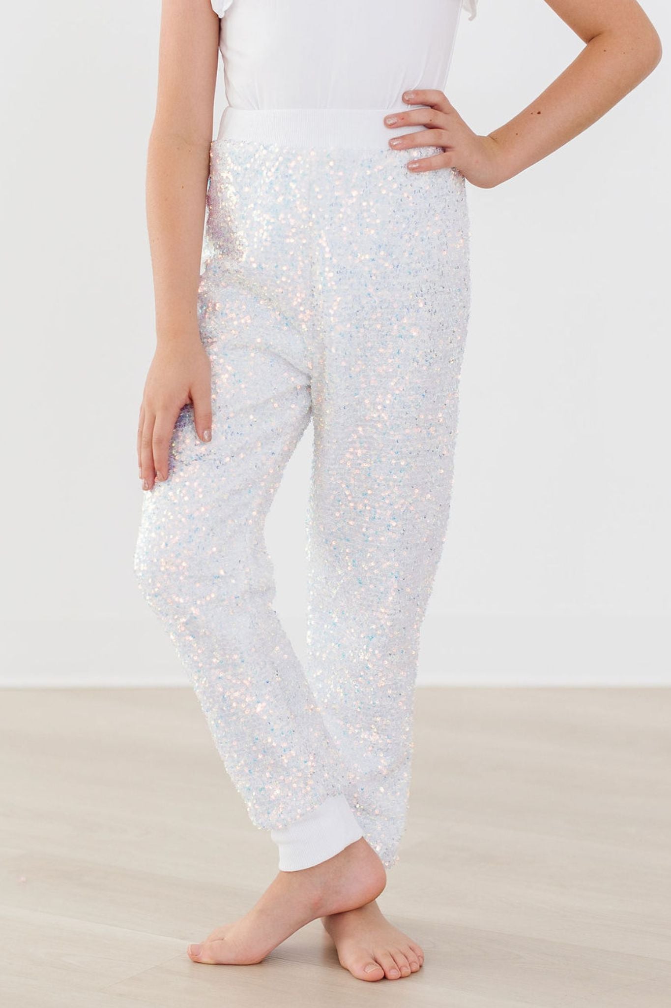 Disco Sequin Joggers-Mila & Rose ®