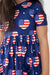 I Heart the USA S/S Pocket Twirl Dress-Mila & Rose ®