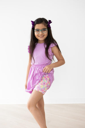 Summer Watercolor Twirl Shorts-Mila & Rose ®