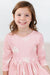 Soft Pink Sun 3/4 Sleeve Pocket Twirl Dress-Mila & Rose ®