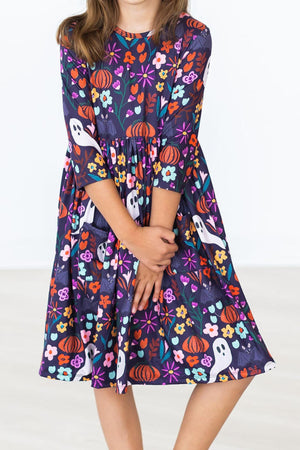 Fangtastic Pocket Twirl Dress-Mila & Rose ®