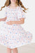 Vintage Flags Smocked Ruffle Dress-Mila & Rose ®