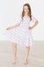 Vintage Flags Smocked Ruffle Dress-Mila & Rose ®