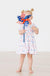 Vintage Flags Smocked Ruffle Dress-Mila & Rose ®