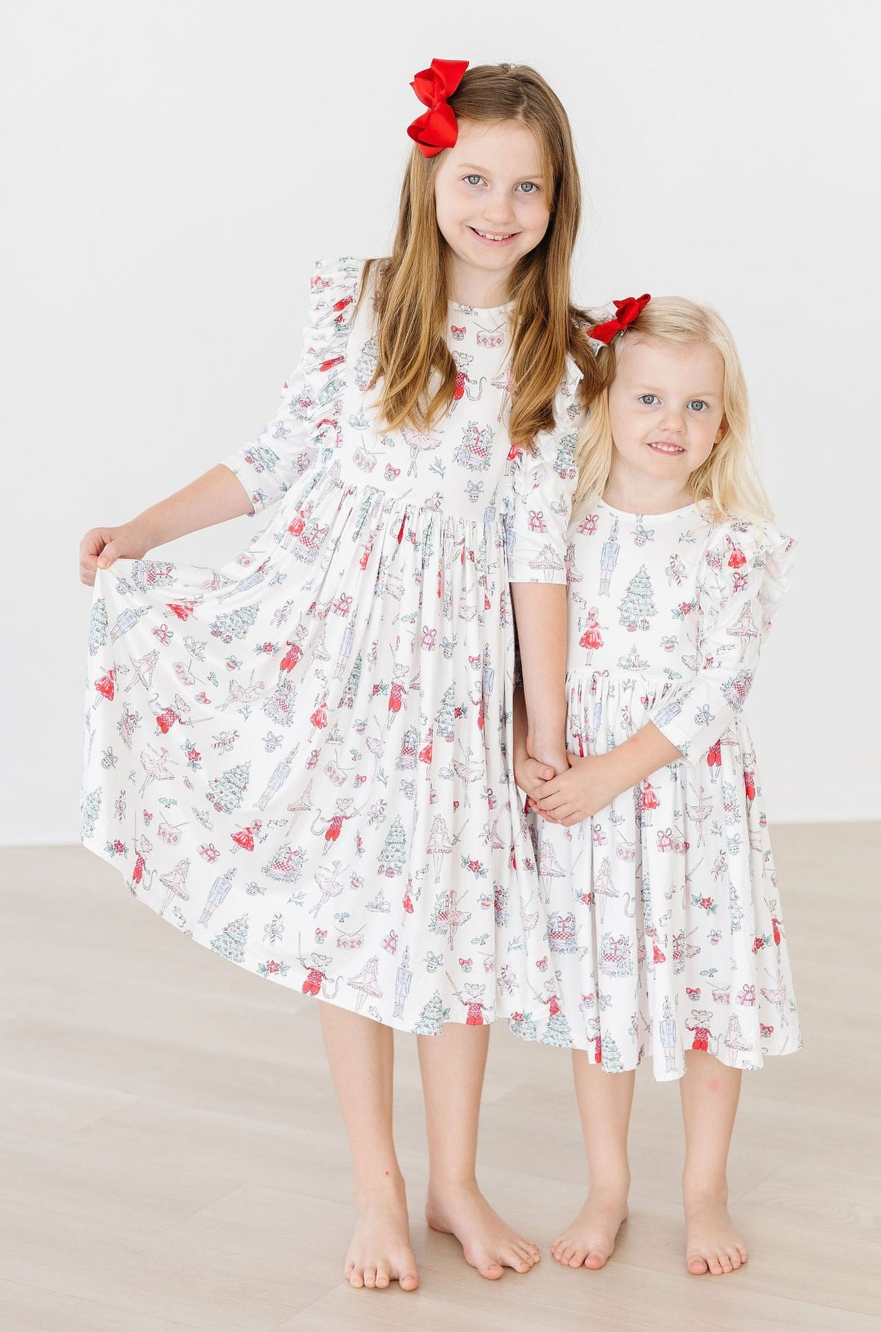 Christmas ruffle outfit shop