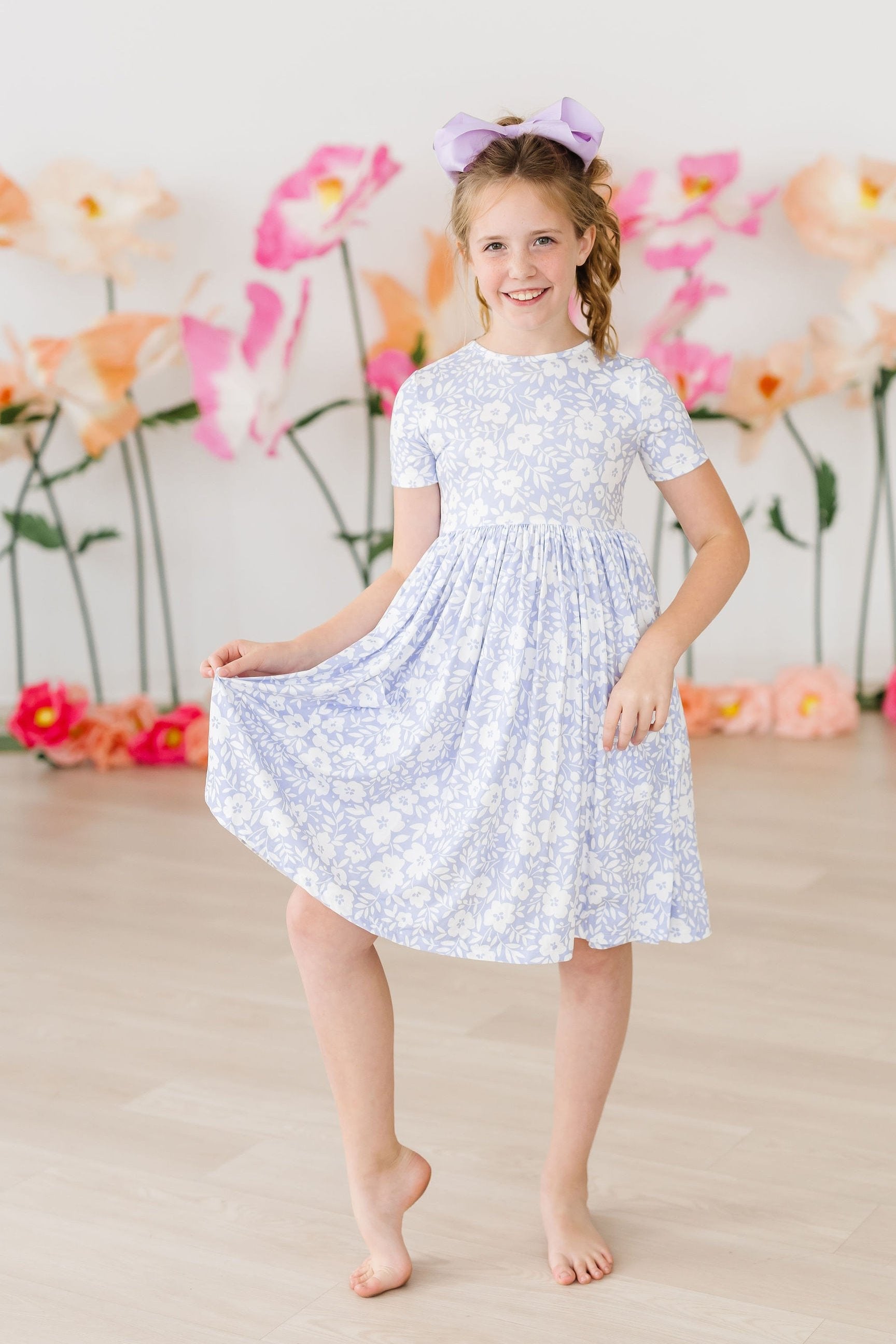 Blossom Bliss S/S Pocket Twirl Dress-Mila & Rose ®