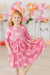Rainbow Wishes 3/4 Sleeve Pocket Twirl Dress-Mila & Rose ®