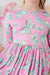 Butterfly Garden 3/4 Sleeve Pocket Twirl Dress-Mila & Rose ®