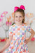 Rainbow Ribbons S/S Pocket Twirl Dress-Mila & Rose ®