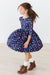 Halloween Stars 3/4 Sleeve Pocket Twirl Dress-Mila & Rose ®