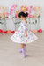 Out of this World 3/4 Sleeve Pocket Twirl Dress-Mila & Rose ®