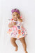 Tangerine Leaves Twirl Flutter Bodysuit-Mila & Rose ®