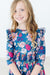 Vintage Garden 3/4 Sleeve Ruffle Twirl Dress-Mila & Rose ®