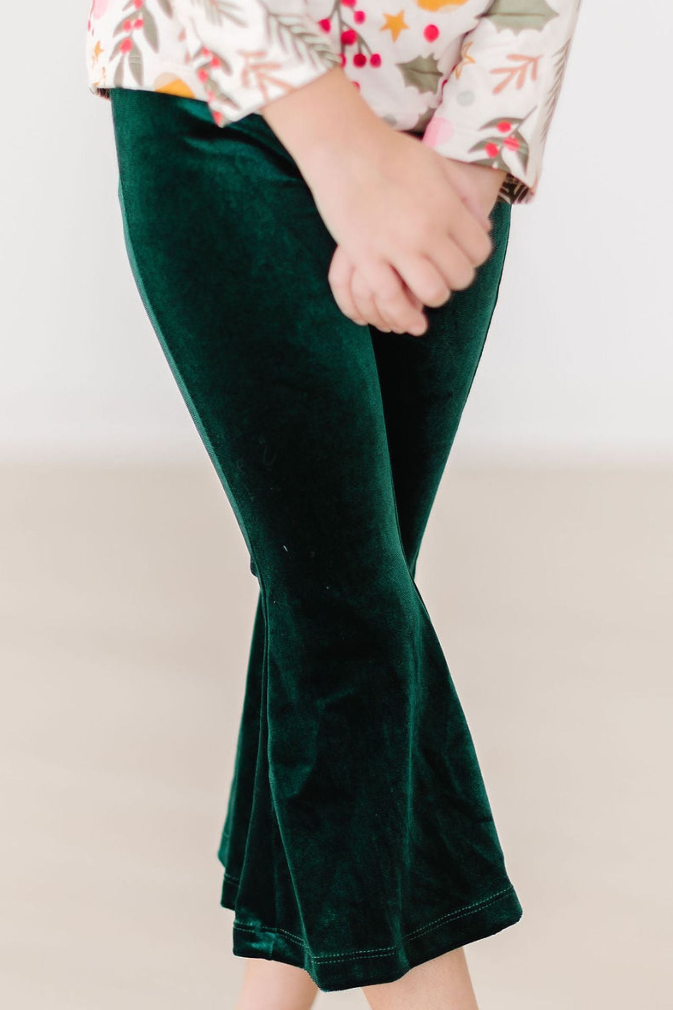 Hunter Green Velvet Bells-Mila & Rose ®