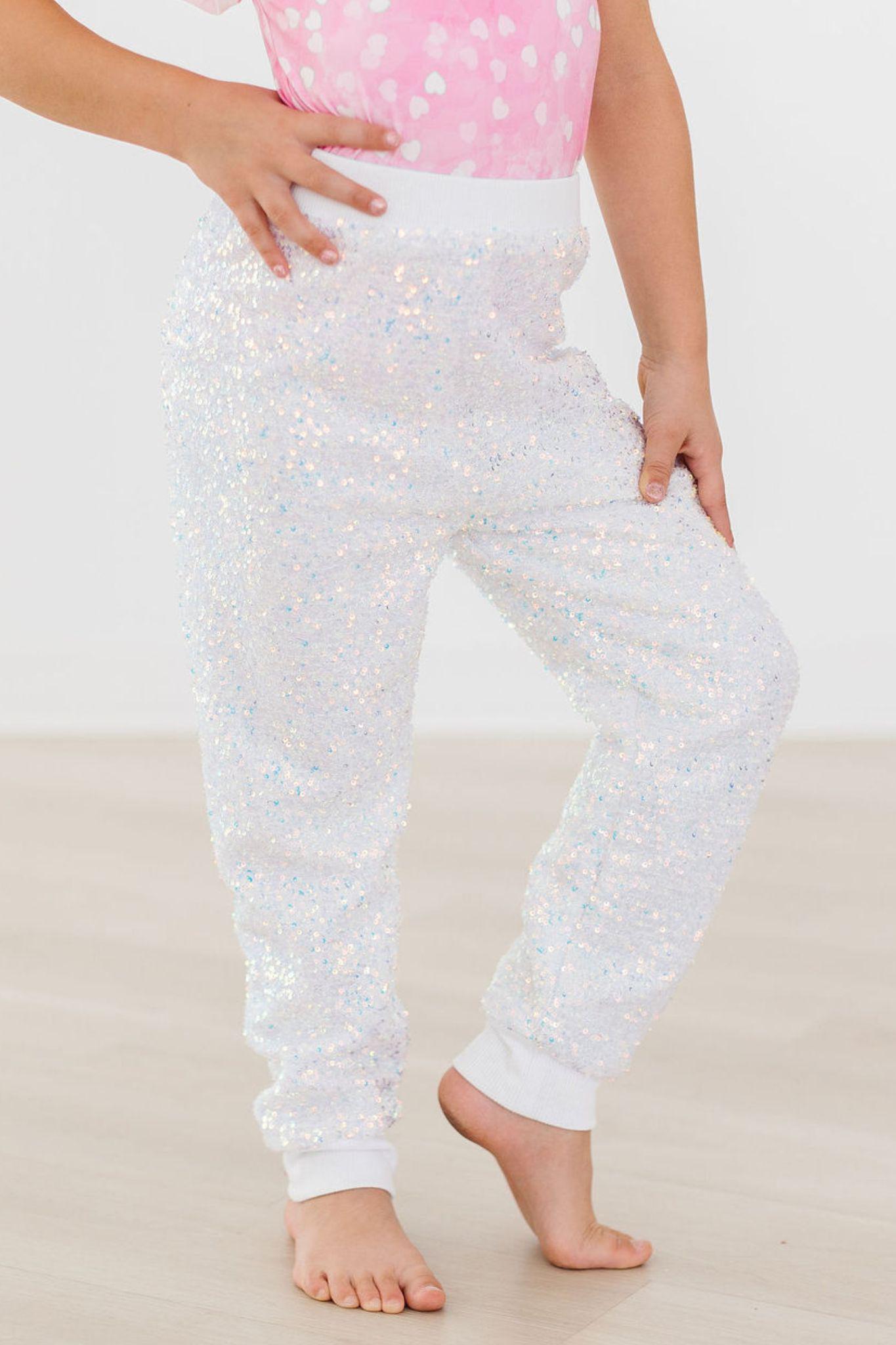 Hot Pink Sequin Joggers - Mila & Rose ®