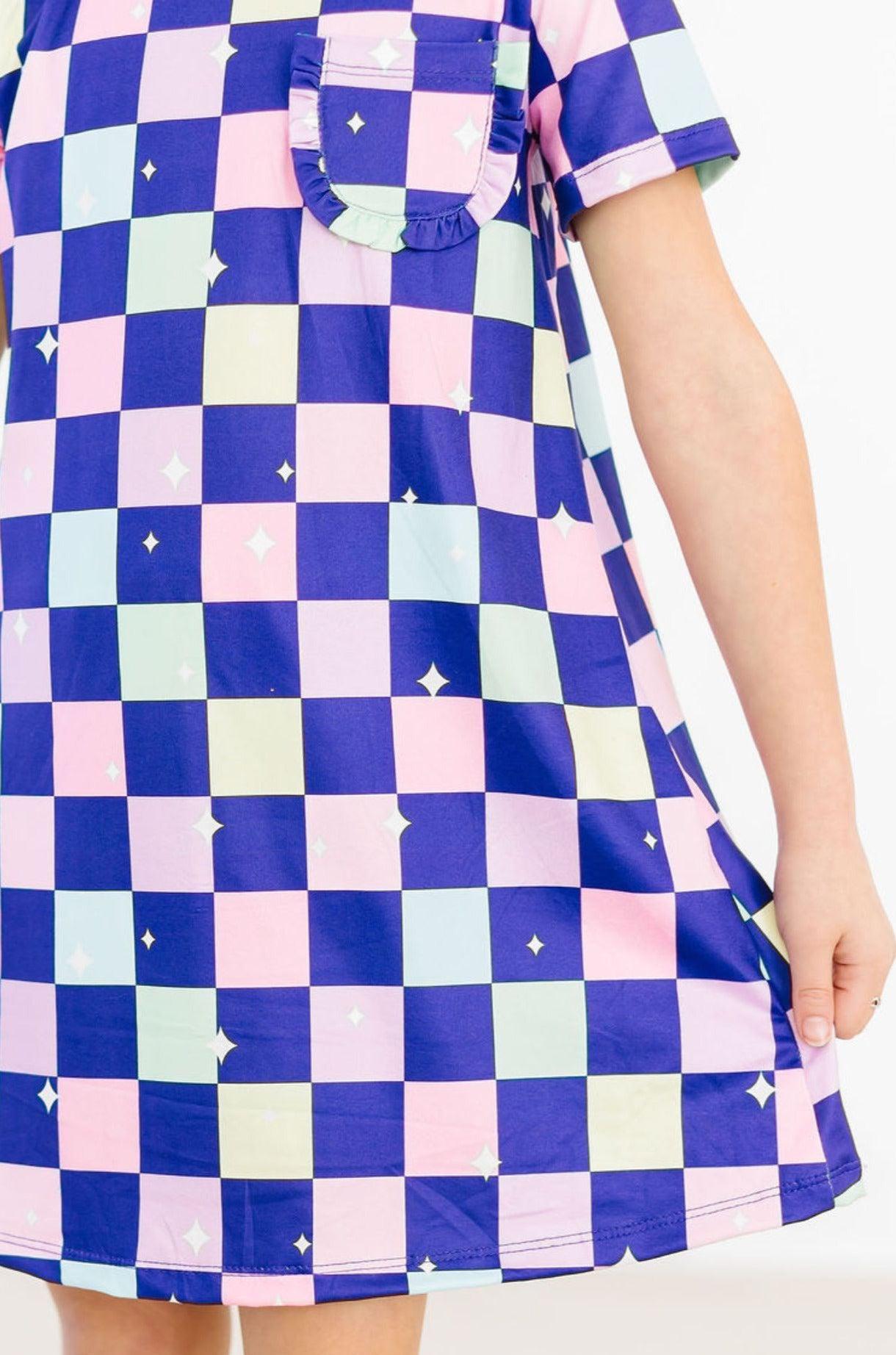 SALE Disco Floor T-Shirt Dress-Mila & Rose ®