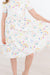 Watercolor Rainbows S/S Pocket Twirl Dress-Mila & Rose ®