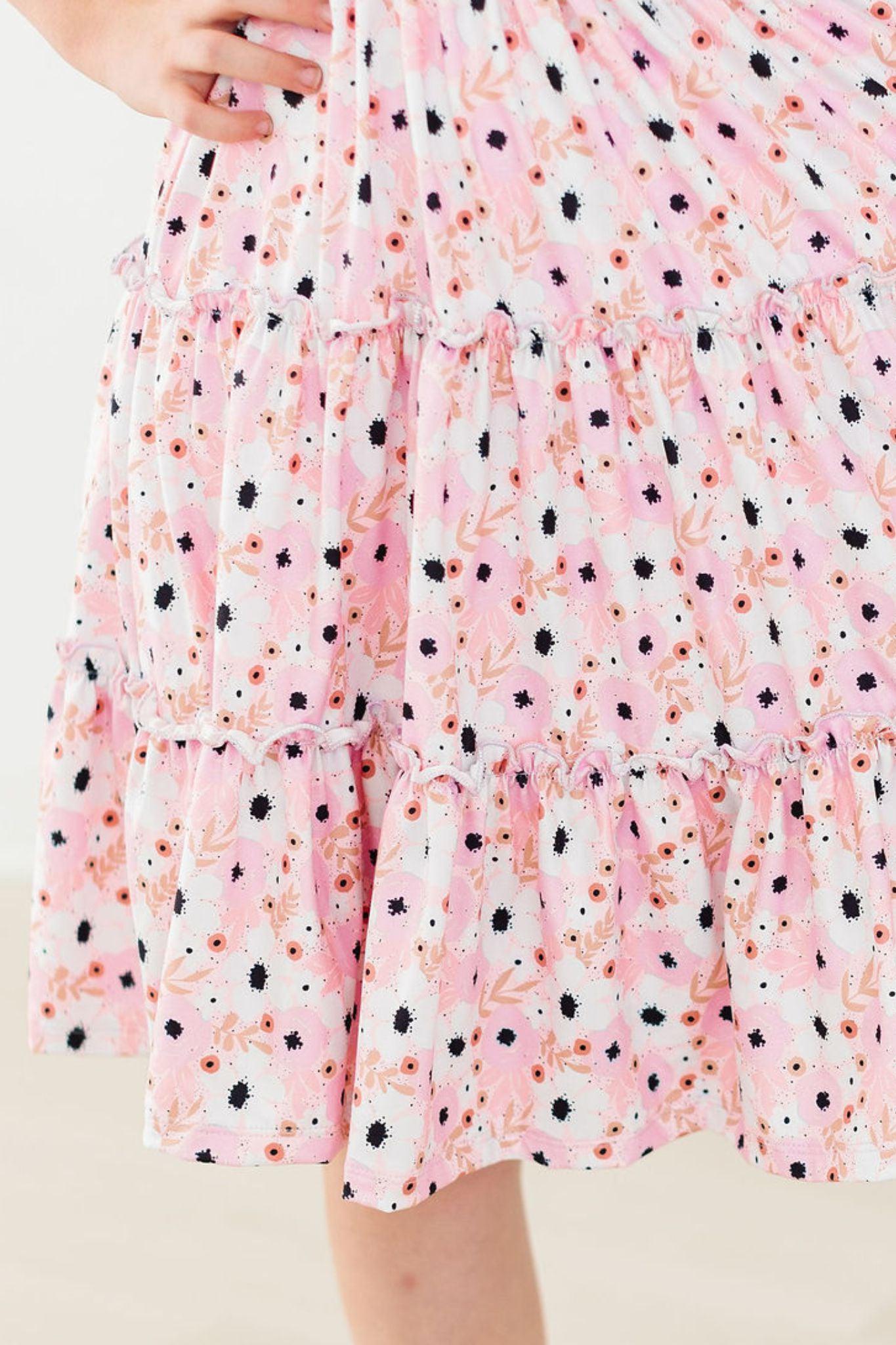 SALE Whimsical Wildflowers Smocked Ruffle Dress-Mila & Rose ®