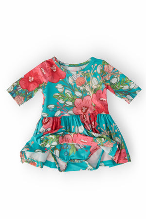 After the Rain 3/4 Sleeve Twirl Bodysuit-Mila & Rose ®