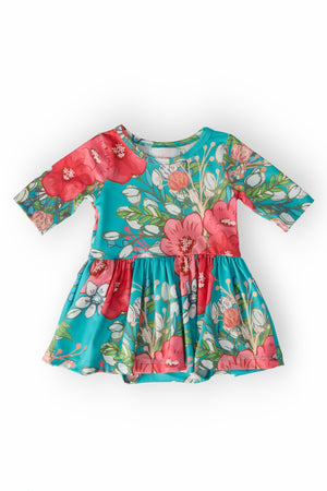 After the Rain 3/4 Sleeve Twirl Bodysuit-Mila & Rose ®