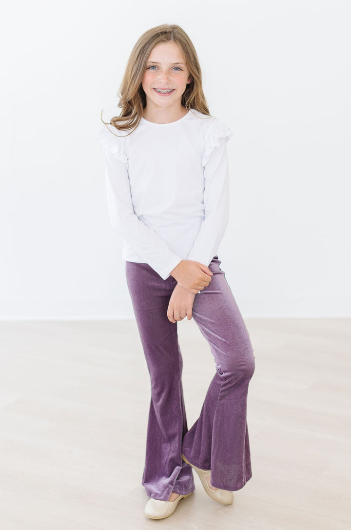 Amethyst Ribbed Velvet Bells-Mila & Rose ®