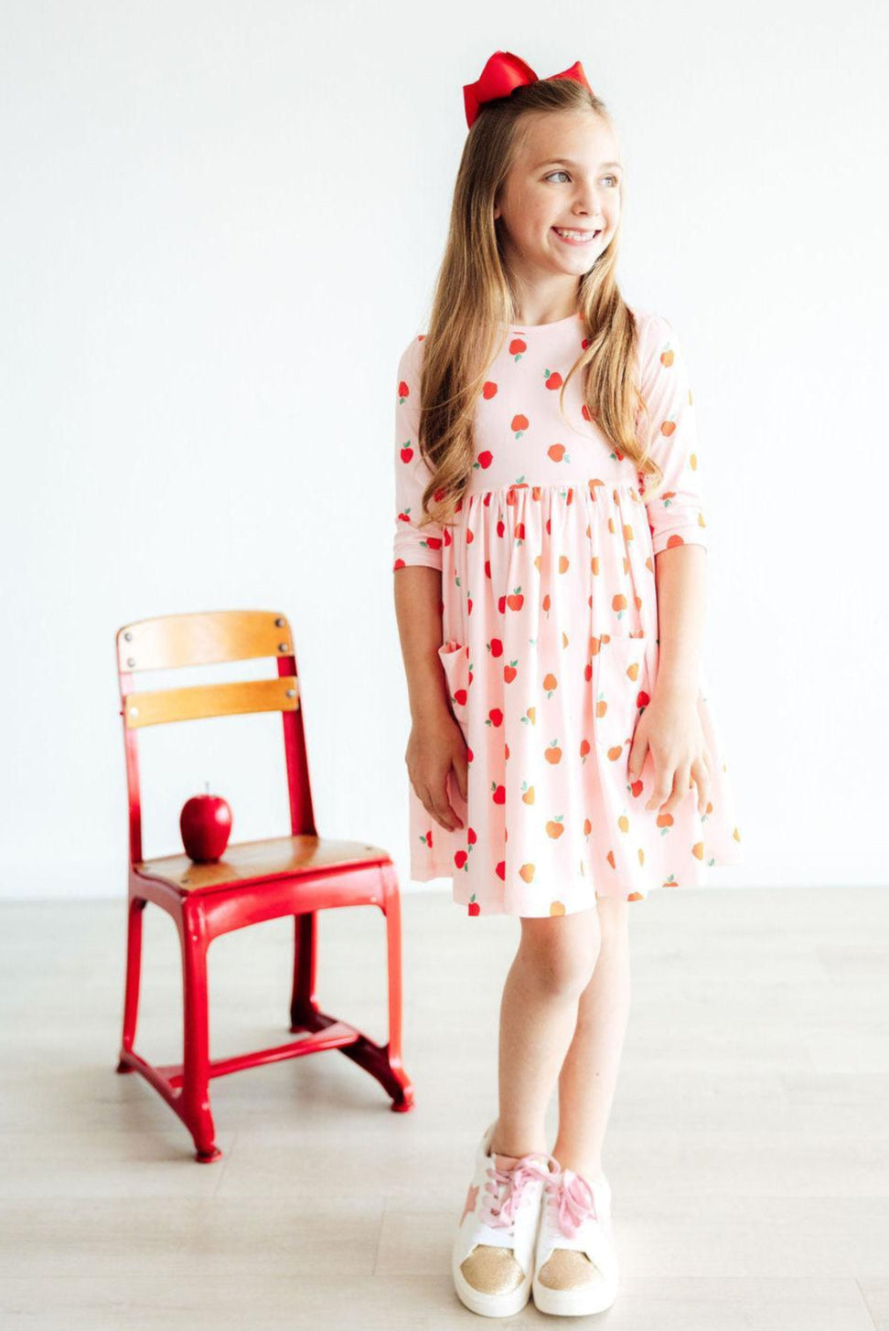 strapless open back dress Girls Hermione Dress main image 1
