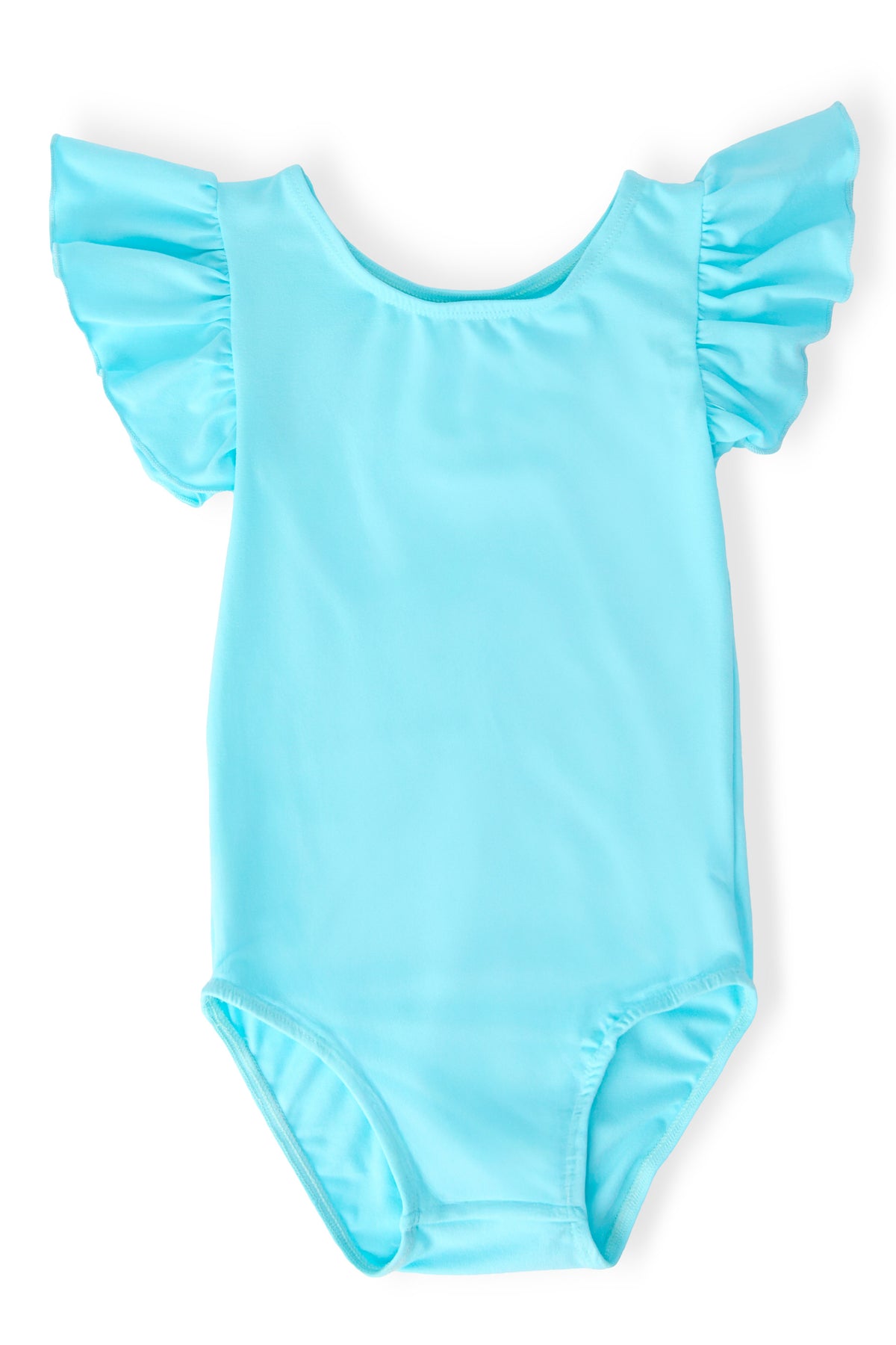 Aqua S/S Flutter Sleeve Leotard-Mila & Rose ®