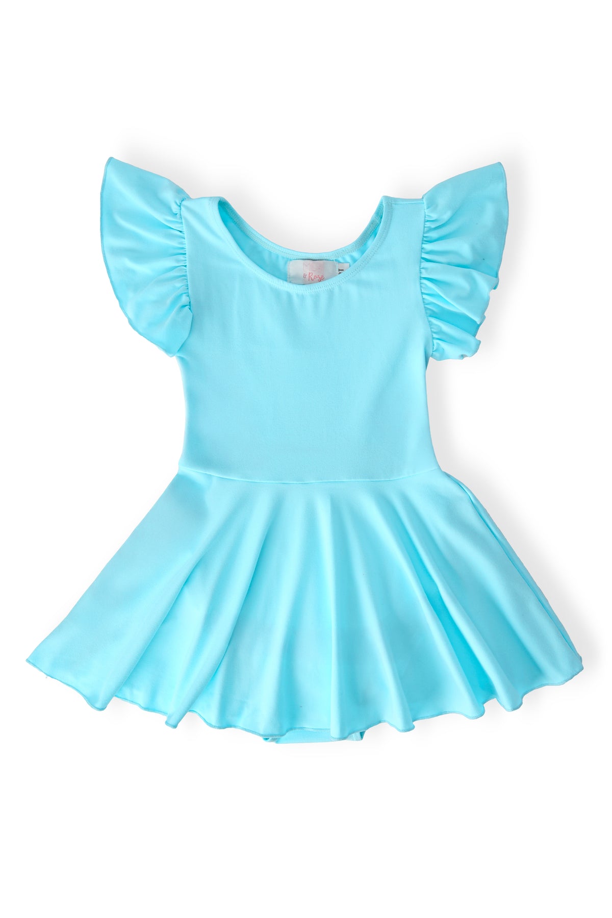 Aqua S/S Twirl Leotard-Mila & Rose ®