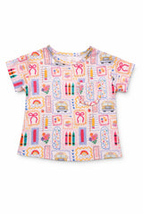 Art Class Ruffle Pocket Tee-Mila & Rose ®
