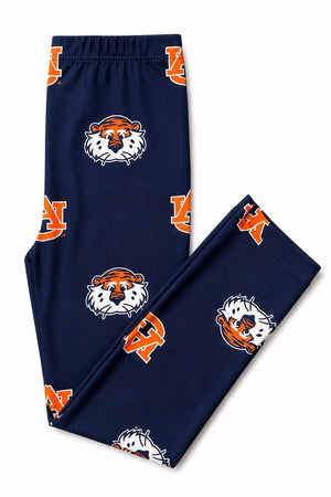Auburn Blue Aubie Leggings-Mila & Rose ®