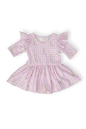 Baby Bunnies 3/4 Sleeve Flutter Twirl Bodysuit-Mila & Rose ®
