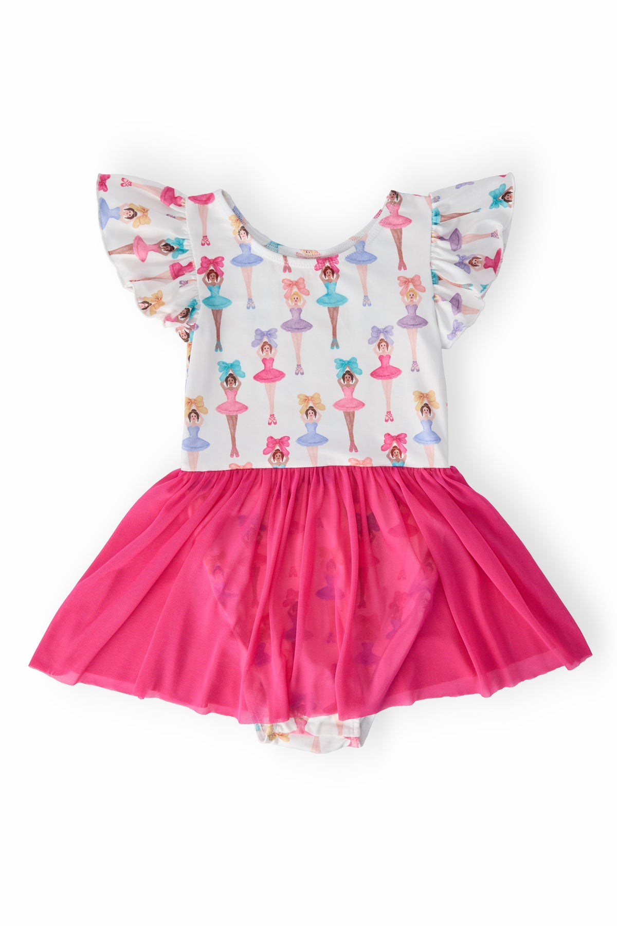 Ballerina Bows S/S Twirl Leotard-Mila & Rose ®