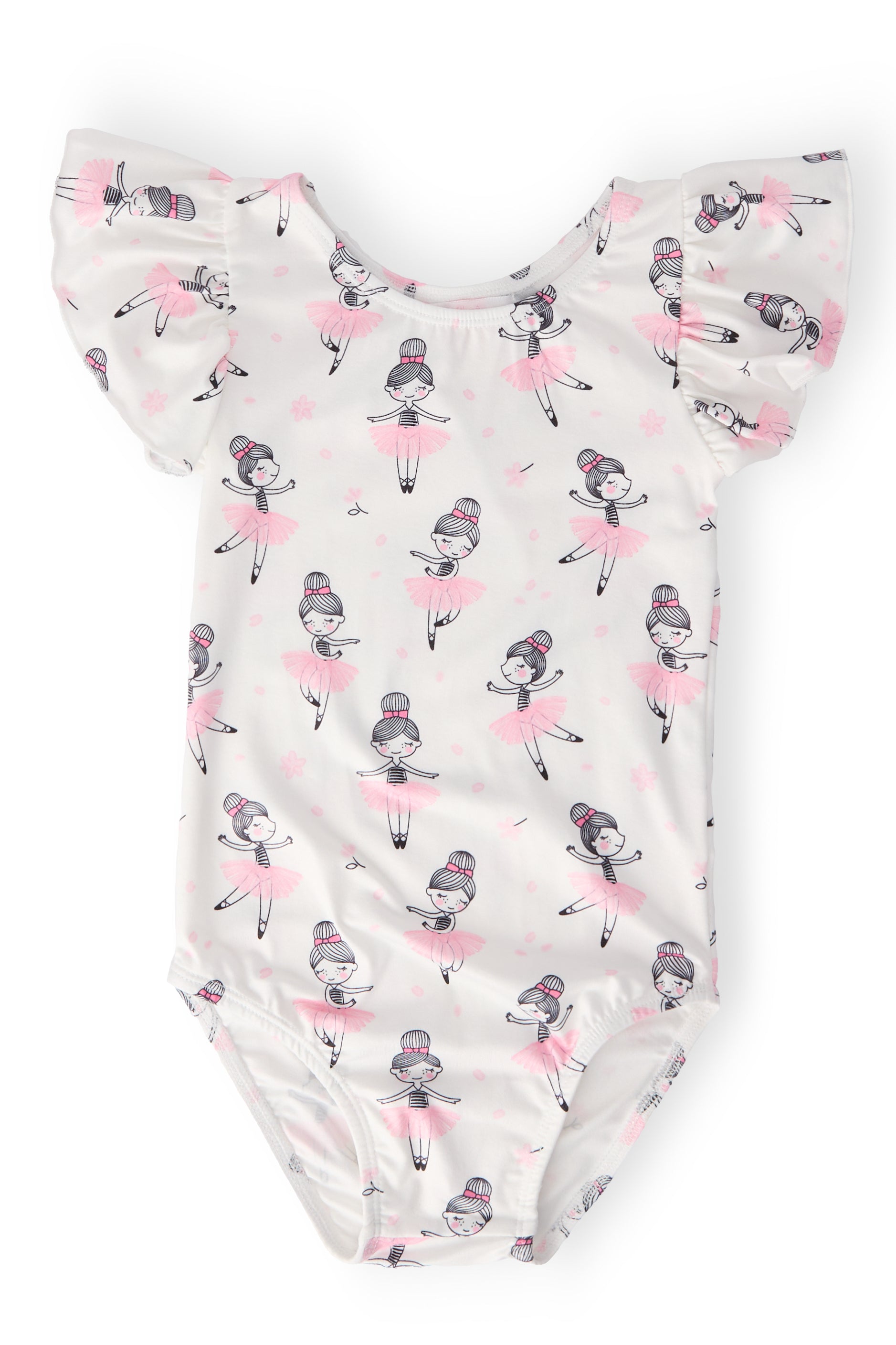 Ballerina S/S Flutter Sleeve Leotard-Mila & Rose ®