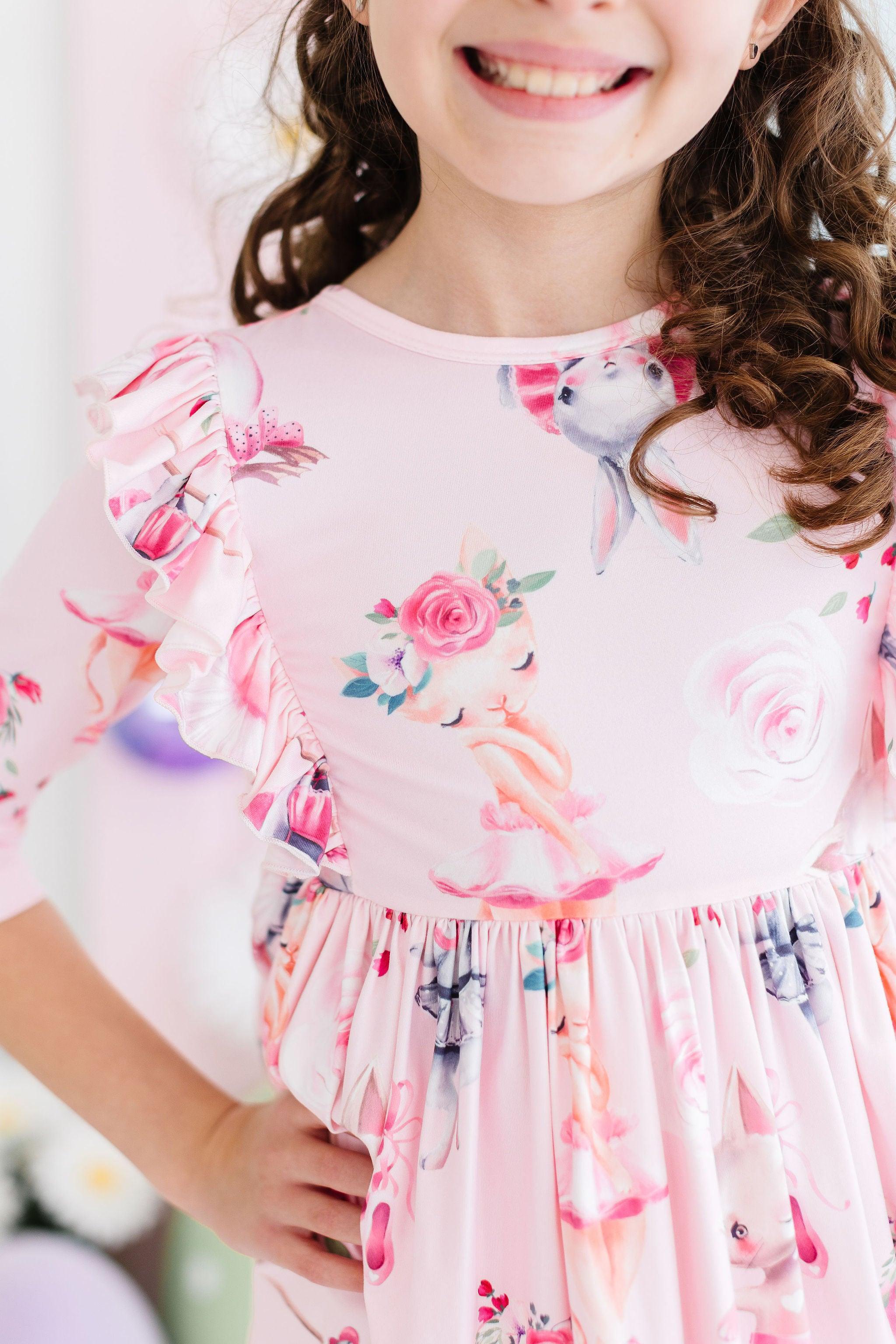 Ballet Beauties Ruffle Twirl Dress-Mila & Rose ®