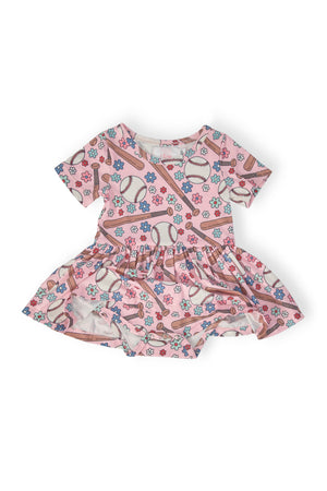 Batter Up S/S Twirl Bodysuit-Mila & Rose ®