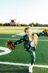 Baylor Green Bear Satin Jacket-Mila & Rose ®
