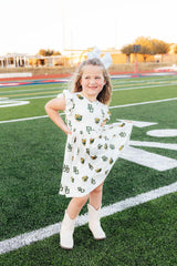 Baylor White Bear Flutter Twirl Dress-Mila & Rose ®