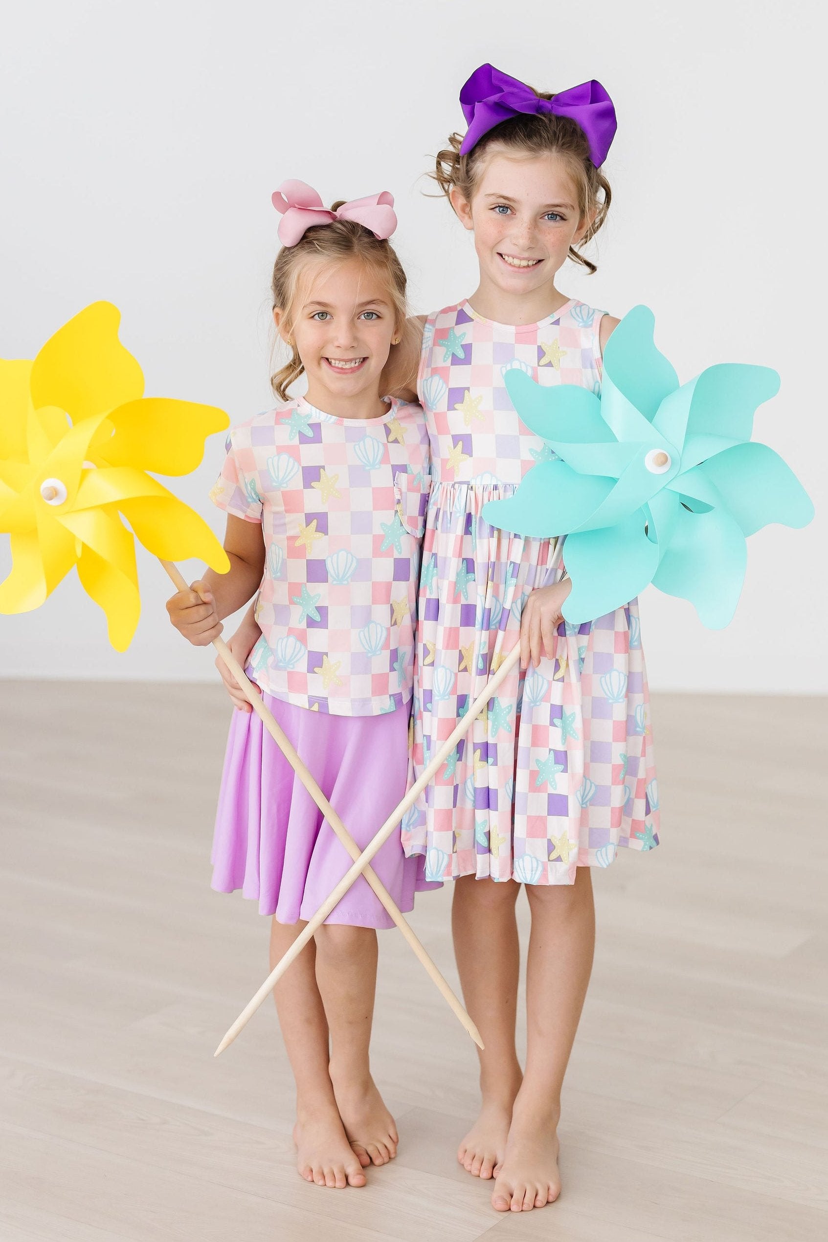 Girls' Beach Days Tank Twirl Dress Size: 2T Toddler By Mila & Rose Girls' Beach Days Tank Twirl Dress Size: 2T Toddler By Mila & Rose